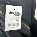 Charlotte Russe NEW Shirt Size M Vegas Baby All Over Sequin Crop Top Photo 6