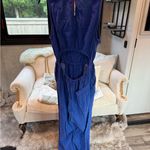 Universal Threads Universal Thread Navy Sleeveless Jumpsuit medium Photo 2