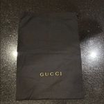 Gucci Black and Gold Embroidered Dust Bag Photo 0