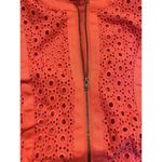 Jessica London  Women’s Cotton Full Zip Jacket Eyelet Lace Pockets Size 12W Fall Photo 4