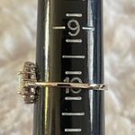 Sterling Silver Oval White Opal CZ Ring Size 10 Photo 3