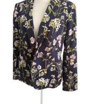 Tommy Hilfiger  Navy Blue Floral Blazer Jacket Size 16 Photo 5