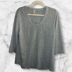 Hue ✨ Wear Ever U R Lounge Elbow-Sleeve Sz XL Grey T-Shirt✨ Photo 2