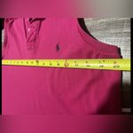 Ralph Lauren Polo  Sport 100% Cotton Pink Sleeveless Polo Top Size XL Photo 7