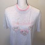 Vintage embroidered Grandma hearts short sleeve shirt Gray Size L Photo 1