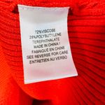 Milly Cross Front Long Sleeve Knit Red Gold Buttons Sweater Top Shirt Size M Photo 11