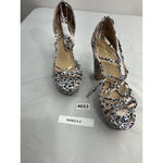 Womans Shoe Dazzle Astrid Platform Sandals 11 Multicolor Floral Open Toe Strappy Photo 1