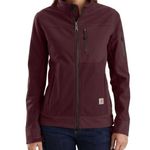 Carhartt  Women’s Kentan Jacket Medium Deep Wine Full Zip Fleece Photo 0