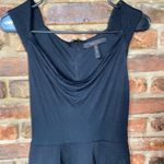 BCBGMAXAZRIA  Black Sleeveless Cowl Neck Little Mini Dress Women's Size 6 Photo 1