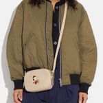 Coach Authentic Pebbled leather top zip Peanut Crossbody Photo 0