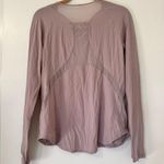 Lululemon Sculpt Long Sleeve Top Powdered Mauve Womens Photo 3