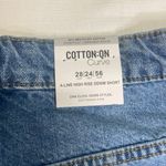 Cotton On  curve high rise 90s cutoff shorts- Plus Size 24 Photo 4