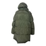 Avec Les Filles Winter Coat Puffer Zip Pockets Olive Green Women’s Size Medium Photo 3