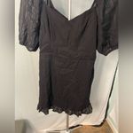 Melrose and Market  black Puff Sleeve Mini Dress size‎ Large Photo 1