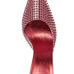 Paris Texas Hollywood Embellished Pointed Toe Heels Red Size 7 Photo 1