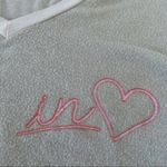 Wildfox  Grey V-Neck LS Lightweight Soft Rayon Sweatshirt Photo 3