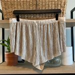 Victoria's Secret Gold Cringle Mid-Rise Leisure Drape Stretch Waistband Sleep Sh Photo 3