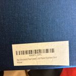 Big stimulated pearl necklace and earrings set Photo 4