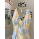 Lilly Pulitzer  6 Koi Fish Sleeveless vintage halter dress Turquoise Photo 1