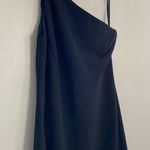 Jones New York Evening Formal Long One-shoulder Dress Gown Black Size 4. Photo 9