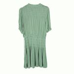 Current Air NWT  Gaia Smocked Mini Dress Elbow Sleeve Green Size Medium M NEW Photo 8