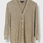 St. John Sport Knit Jacket Tan Variegated Knit Size Small FLAWS Women Dog Show Photo 0