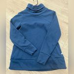 Apana Navy Blue Cowl Neck Pullover Sweatshirt - Size M Photo 5