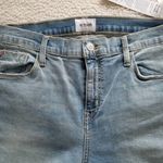 Hudson Jeans Hudson Natalie Midrise Slim Boyfriend Crop Honey Bee Blue Jeans WOMENS SIZE 28 Photo 5