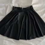 Faux Black Leather Skirt Photo 1