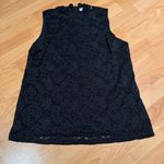 Susan Graver  Elegant Black Lace Tank Top Photo 0