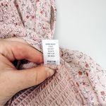 Active USA Pink Floral Cropped Baby Tee Size Large Photo 5