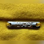 Liu Jo Knite Top With Ruffle Bottom Women's Yellow Sz S Photo 2