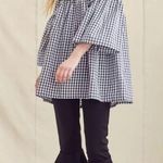 Urban Renewal  gingham plaid oversized mini dress L Photo 1