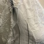 Lovestitch  lace blouse gray & white stripes gray cargo skirt NWT Photo 1