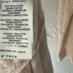 A’Reve Beige Open Knit Lace Hem Cardigan Boho Cottagecore Ruffle Coquette Size M Size M Photo 3