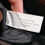 Aritzia Auxiliary Reese Brown Pebbled Leather Fringe Trim Crossbody Saddle Bag Photo 7