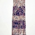 Anthropologie Abel The Label  Tiered Patchwork Maxi Dress Size XS Photo 5