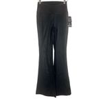 ✨90 Degree By Reflex Faux Leather Flared Leg Yoga Sz Medium Pants✨ Black Photo 5