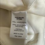 LPA  Cream Sheer Blouse with Ruffle Detail Open Front Size Large Photo 12