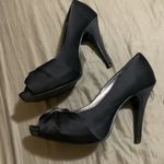 Lulu Townsend Black LT Mira Size 11 Peep Toe Heels Photo 9