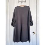 ZARA  • Oversized Shift Dress grey sweatshirt terry knit boxy cozy tent Photo 8