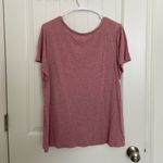 Old Navy NWOT women’s mauve pink sparkly v-neck relaxed casual blouse large Photo 5