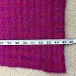 Missoni Vintage Red and Pink Houndstooth Mohair Knit Dress Made in Italy Photo 12