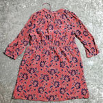 Madewell  Silk Lace-Up Assam Floral Dress Photo 7