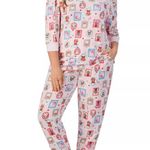 Cuddl Duds  pajamas set cute Pink Animal Print dog cat super soft cozy NEW small Photo 0