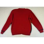 CASUAL CORNER Women's Christmas Cardigan Ugly Sweater Grandamacore Santa Size S Red Photo 1