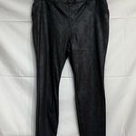 Time & Tru Black Coated High Rise Jegging Pants Sz XL Photo 1