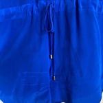 Karina Grimaldi Paolo Romper Cobalt Royal Blue Silk Size Small Lace Revolve Photo 6