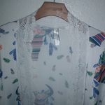 Giddy Up Glamour  OS Cowgirl Longhorn Skulls Open Duster Photo 6