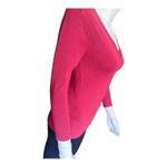 Bloom Italia women’s Size Medium Red V neck Sweater​​​​ Photo 9